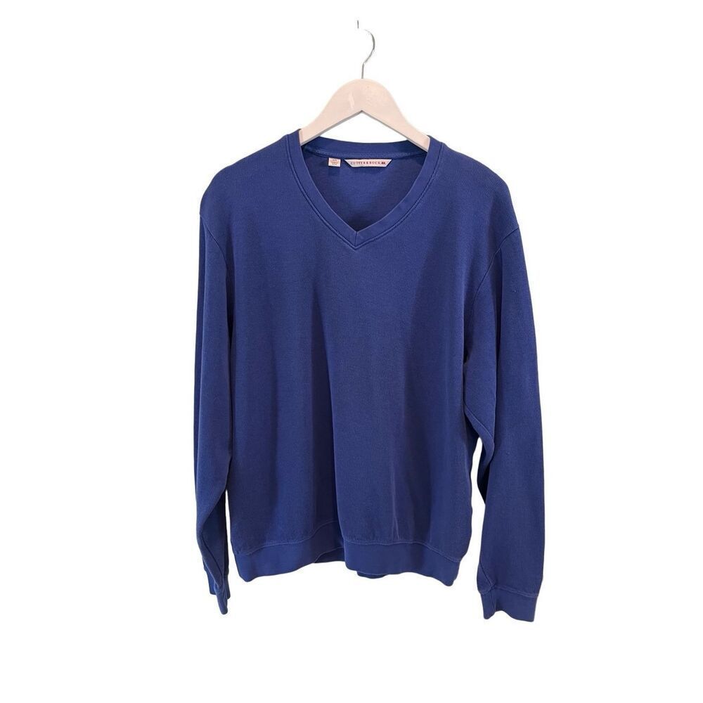Cutter & Buck royal blue v-neck pullover - M